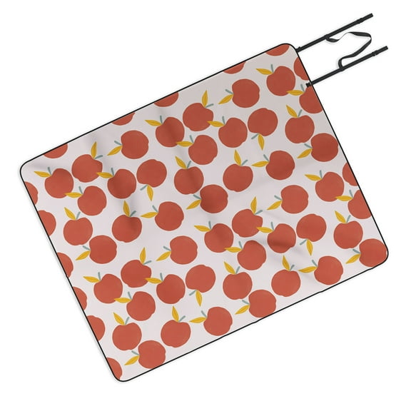 Society6 Hello Twiggs Red Apple Picnic Blanket