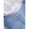 thumbnail image 2 of KIDSCOOL SPACE Baby Little Girl Denim Dress,Summer Short Sleeve Denim Tops,Blue,4-5 Years, 2 of 5