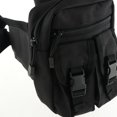 thumbnail image 4 of Paquete de cintura con cremallera Cintura Fanny Pack Porta botella de agua Cadera para la cadera Hombro Bolsa de almacenamiento Negro, 4 of 9