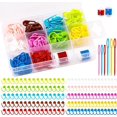 thumbnail image 1 of 159pcs Knitting Markers Stitch Locking Clips, Crochet Pins Crochet Markers, Stitch Markers For Crocheting, Stitch Marker Crochet Clips Locking Clips C, 1 of 5