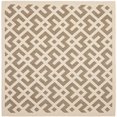 thumbnail image 2 of Safavieh Tapis de Cour Intérieur Extérieur Marron - Carré 5 Pieds3 Pouces, 2 of 2