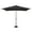 Matte Black, variant on SimplyShade Outdoor Patio Sunbrella Market Umbrella with Tilt - Black - 10'