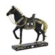 thumbnail image 1 of Estatua de caballo, adorno de caballo, estatua de animal, coleccionable, decorativa, artesanía creativa Negro, 1 of 7