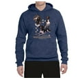 thumbnail image 2 of If It's Not a German Shorthair Pointer It's Just a Dog Gift | Mens Dog Lover Hooded Sweatshirt Graphic Hoodie, Vintage Heather Navy, Small, 2 of 3