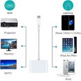thumbnail image 3 of Adaptador HDMI, adaptador HDMI para Iphone 1080p, adaptador AV Digital Lightning, conector HDMI de pantalla de sincronización Hdmi para Iphone y Ipa, 3 of 4