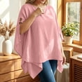 thumbnail image 7 of Bovxnpu Womens Maternity Shirts Maternity Nursing Scarf Cotton Muslin Shawl Cover Up Casual Sleepwear, 7 of 7