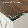 thumbnail image 4 of 2-Door Storage Cabinet,Accent Furniture,Multifunctional Cupboard for Living Room,Hallway,Kitchen,Sideboard,Buffet Table,Console Cabinet,Easy Assembly, 4 of 7