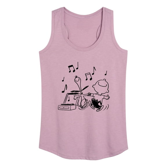 Peanuts - Snoopy Dancing - Women's Racerback Tank Top