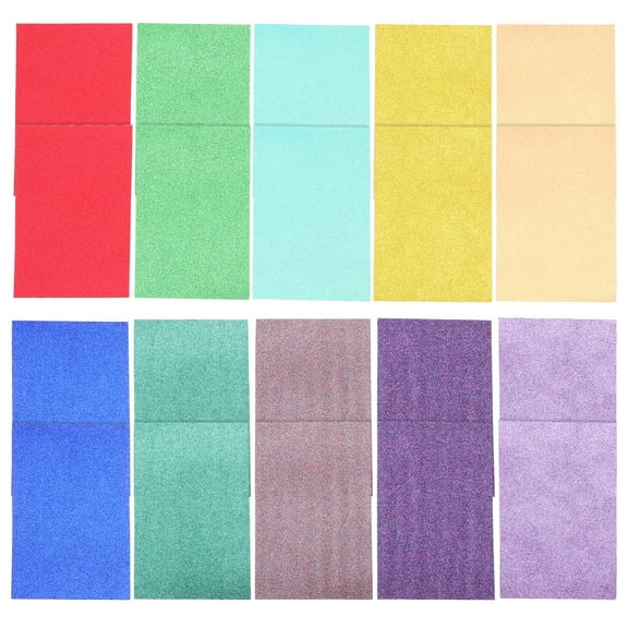 Craft Sponge Paper 20 Sheets Foam Sheets for Kindergarten Crafts, Material for Kids Art Projects