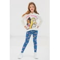 thumbnail image 2 of Barbie Toddler Girls Pullover Crossover Fleece Hoodie and Leggings Outfit Set Toddler to Big Kid, 2 of 5