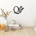 thumbnail image 3 of GUANGHONG Metal Butterfly Sign Butterfly Letter Sign Letter Monogram Sign Metal Monogram Letter Sign Room Decoration Butterfly Sign Gift, 3 of 3