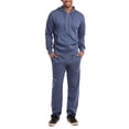 thumbnail image 4 of Men's Lightweight Fleece Sweatpants (L, Navy Marl), 4 of 4