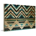 thumbnail image 2 of Marmont Hill - "Blue and Black" Painting Art Print on Natural Pine Wood, 2 of 5