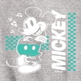thumbnail image 3 of Disney - Mickey & Friends - Checkered Retro Design - Toddler And Youth Crewneck Fleece Sweatshirt, 3 of 5