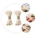 thumbnail image 2 of 2 rollos de rollos de cinta de envolver decorativos para decoración de ramo (blanco cremoso), 2 of 6