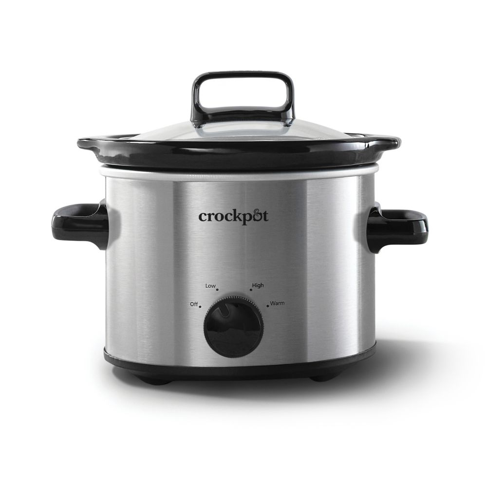 Crockpot 2Quart Slow Cooker, Stainless Steel