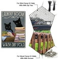 thumbnail image 4 of Black Cat Metal Tin Sign Vintage Laundry Room Wash Dry Fold Retro Metal Poster Country Art Sign Office Home Decor Farmhouse Funny Washroom Decor Gift DIY, 4 of 8