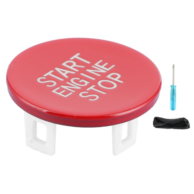 Interruptor de botón de arranque y parada de motor rojo de repuesto compatible con Serie 3 G20 G05 X5 G06 X6 G07 X7