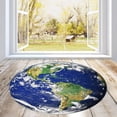 thumbnail image 5 of Non slip Round Mat Sitting Pad Area Rugs Washable Rug Rotray Chair Mat Bedroom 120cm, 5 of 8