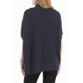 thumbnail image 2 of Anne Klein Poncho à Franges pour Femmes, Bleu, G/TG, 2 of 3