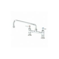 T&s Brass Low Arc,Chrome,T&S,Brass,18.39gpm B-0221