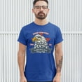 thumbnail image 3 of Tee Hunt Born to Be Free T-shirt American Bald Eagle Patriotic 4th of July Men's Tee, Blue, 5X-Large, 3 of 5