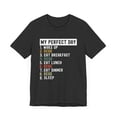 thumbnail image 3 of My perfect day reading books funny book reader librarian Unisex T-shirt, 3 of 5