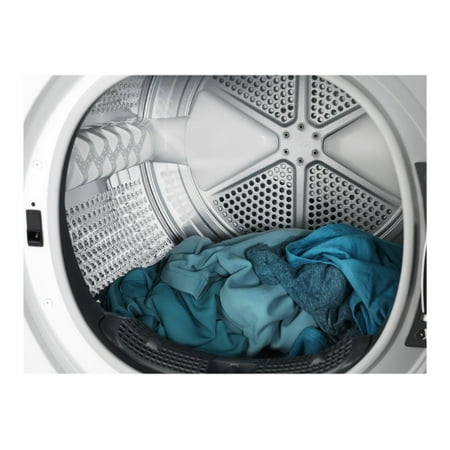 Whirlpool - 4.3 Cu. Ft. Stackable Electric Dryer with Steam and Wrinkle Shield - White
