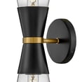 thumbnail image 3 of 83902BK Lark Livie - 20W 2 LED Wall Sconce In Modern Style-22 Inches Tall and 5 Inches Wide-Black Finish, 3 of 18
