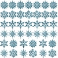thumbnail image 2 of Navidad Copos de nieve Árbol de Navidad Colgando Inicio Inicio Glitter Artesanías Colgantes Decoración Regalo de vacaciones Niños Azules Azules seitruly HA009993-04B, 2 of 6