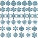 thumbnail image 2 of Navidad Copos de nieve Árbol de Navidad Colgando Inicio Inicio Glitter Artesanías Colgantes Decoración Regalo de vacaciones Niños Azules Azules seitruly HA009993-04B, 2 of 6