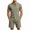 Army Green 02, variant on Stamzod Men Short Sets Outfits Solid Color Short Sleeve Tshirt Casual Shorts with Pocket Summer Track Suits Mens Vacation Outfits Black XS