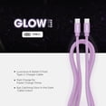 thumbnail image 7 of Liquipel Powertek Glow in the Dark USB-C to USB-C - Purple, 7 of 7