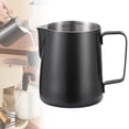 thumbnail image 2 of Stainless Steel Frothing Pitcher with Internal Measurement Scale, Coffee Milk Steaming Cup for Espresso Machine, Precision Pour Spout Latte Art Jug, Barista Grade Home Brewing , Coffee Latte Art Cup, 2 of 9