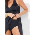 thumbnail image 5 of Swimsuits for All Women's Plus Size Handkerchief Halter Two-Piece Swimdress Set, 5 of 5