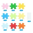 thumbnail image 3 of Recortes de rompecabezas Uxcell, paquete de 72 rompecabezas de papel, recortes de rompecabezas coloridos para el aula, colores surtidos, 3 of 7
