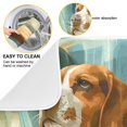 thumbnail image 2 of Beagle Dog Read Book on Chair Dish Drying Mat 18x24 Absorbent Microfiber Draining Rack Pad for Kitchen Counter Sink, 2 of 8