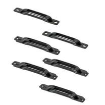 DC Cargo 1-Slot E-Track Slot Tie-Downs | 6 Pack | Mini Powder-Coated Steel