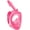 Pink, variant on Gintenco Full Face Snorkeling Mask, kids Dive Mask with Innovative Leakage Protection System, 180 Panoramic Snorkeling Gear with Removable Camera Mount Pink