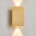 thumbnail image 4 of Lámpara de Pared LED y Sencilla de Aluminio Cepillado para Interiores, Ideal para Dormitorio, Sala de Estar, Hogar, Pasillo, Decoración, Luz de Pared de Aluminio C, 4 of 5