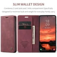 thumbnail image 3 of CaseMe Leather for Samsung Galaxy S25 FE 5G Case, Flip Wallet Leather Case with Card Holder Magnetic Closure Shockproof Kickstand Protective Phone Cases Cover for Samsung Galaxy S25 FE 5G 6.7-inch, 3 of 11