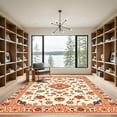 thumbnail image 2 of ODIKA 3'x5' Machine Washable Non-Slip Area Rug, Oriental Ivory High Traffic Rug, Ivory, 1037271, 2 of 7