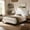 Light Gray01, variant on Gewnee King Size Platform Bed Frame, Adjustable Linen Upholstered Headboard with Wood Slat Support for Bedroom, Easy Assembly, No Box Spring Needed, Gray