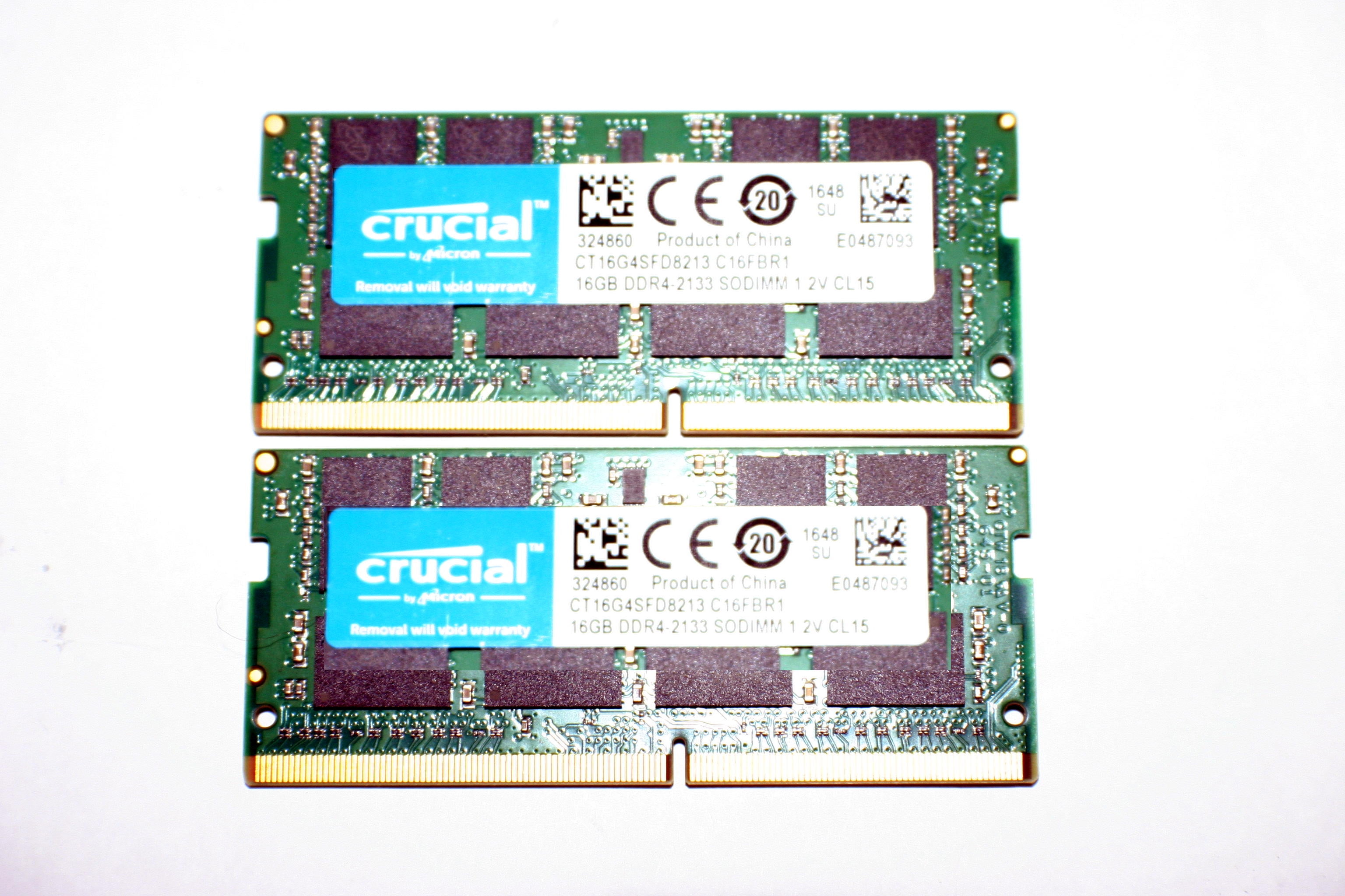 Micron/Crucial 32GB 2x16GB DDR4 2133 MT/s (PC4-17000) DR x8 SODIMM 260