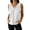 hgg057-White, variant on Ounisa Tank Tops for Women Distressed Casual Linen Fringe Camisoles Vest Sleeveless Ruffled Crewneck Raw-Edged Blouse