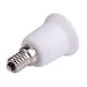 thumbnail image 5 of Convertidor de Base de lámpara E14 a E27 adaptador de portalámparas Tmvgtek E14 a E27 conversión de piezas de iluminación accesorios blancos, 5 of 5
