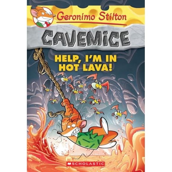 Pre-Owned Help, I'm in Hot Lava! (Geronimo Stilton Cavemice #3), 3 (Paperback) 0545642906 9780545642903