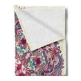 thumbnail image 2 of Mandala Soft Flannel Fleece Throw Blanket, Detailed Pattern Flower and Leaves Bohemian Themed Art Illustration, Cozy Plush for Indoor and Outdoor Use, 60" x 80", Multicolor, by Ambesonne, 2 of 5