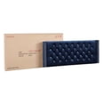 thumbnail image 6 of Maklaine Transitional Upholstered Velvet Full Bed in Navy Blue, 6 of 7