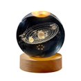 thumbnail image 3 of 3d Crystal Ball Decoration Desk Luminous Lamp (6cm Ball+base) Usb Carved Crystal Ornaments, 3 of 5